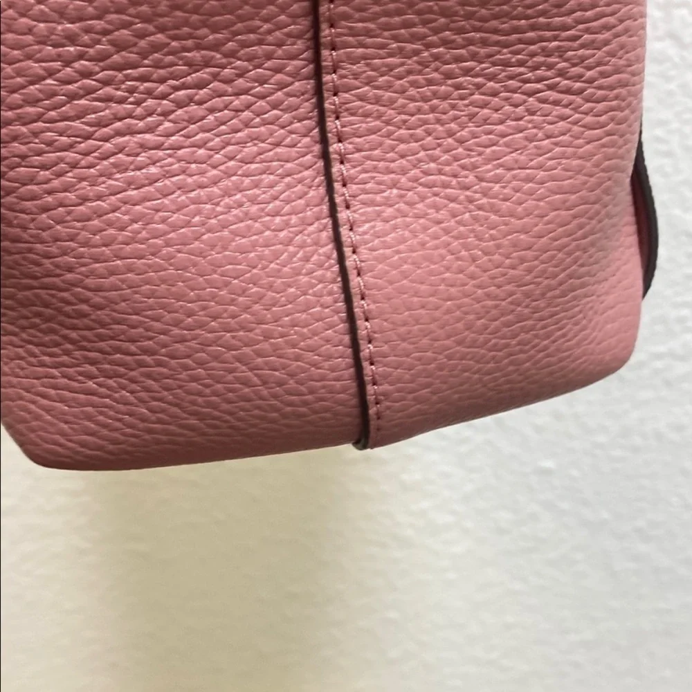Michael Kors Pink Shoulder Bag with Gold Hardware